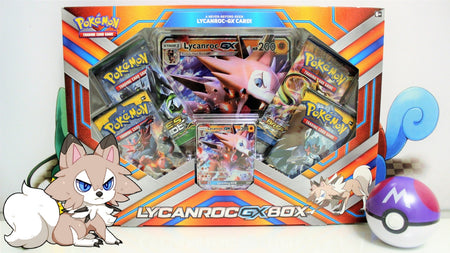 Pokemon TCG Lycanroc-GX Box Card Game Pokemon