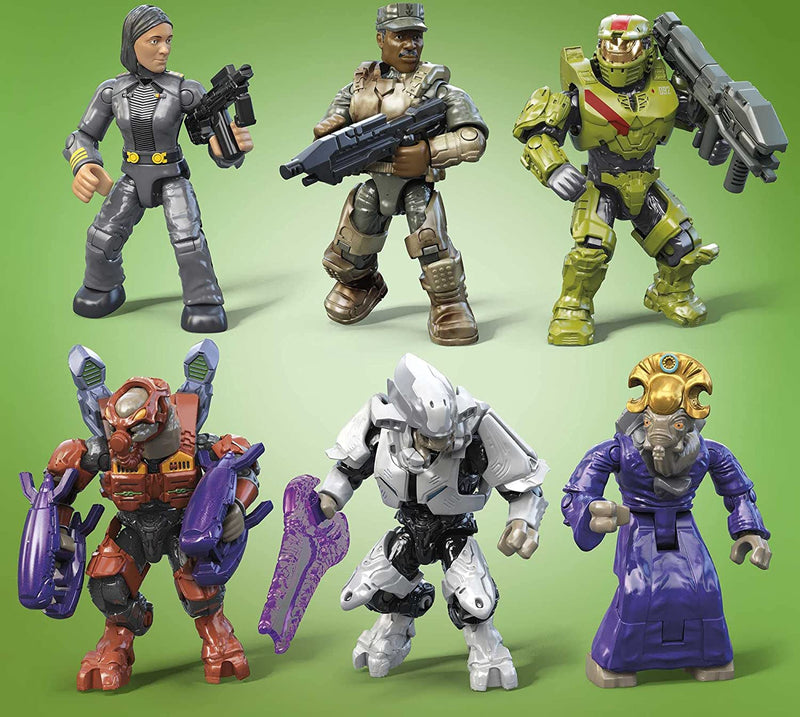 MEGA Halo: 20th Anniversary Character Collector Pack - 352 Piece Building Kit #GYG61 Toys & Games Mattel