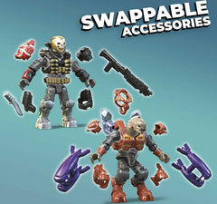 MEGA Halo: 20th Anniversary Character Collector Pack - 352 Piece Building Kit #GYG61 Toys & Games Mattel