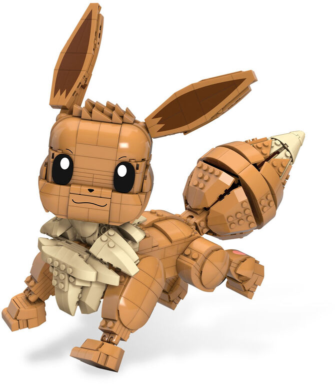 MEGA Pokemon: Jumbo Eevee - 824 Piece Building Set - Articulated and Poseable Toys & Games Mattel