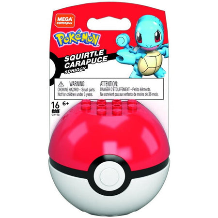 MEGA Pokemon: Squirtle - 16 Piece Building Kit Toys & Games Mattel