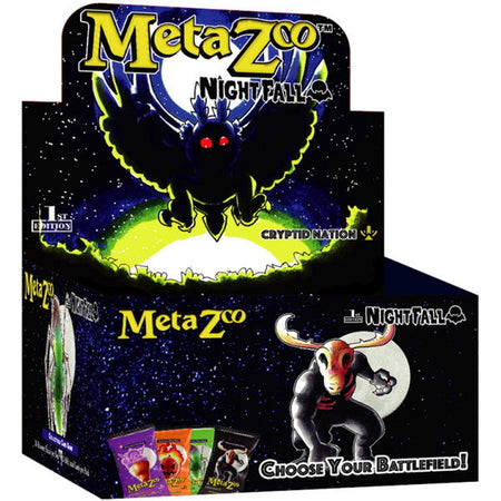 MetaZoo: Cryptid Nation TCG - Nightfall Booster Box Alpha 1st Edition - 36 Packs Card Game MetaZoo