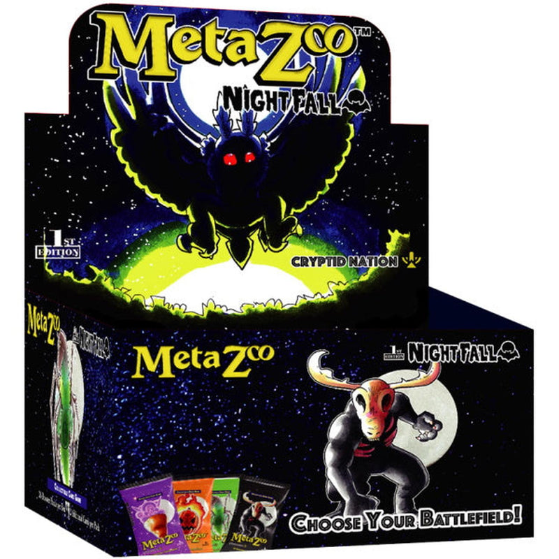 MetaZoo: Cryptid Nation TCG - Nightfall Booster Box Alpha 1st Edition - 36 Packs Card Game MetaZoo