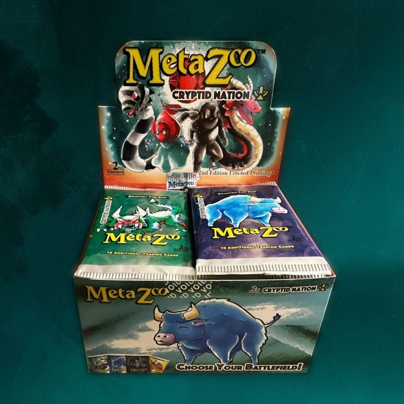 MetaZoo: Cryptid Nation TCG Booster Box 2nd Edition - 36 Packs Card Game MetaZoo