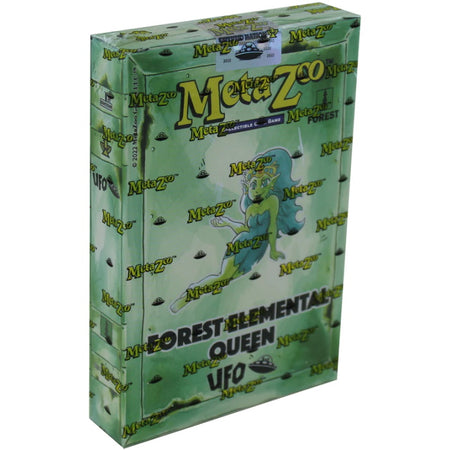 MetaZoo: Cryptid Nation TCG - UFO 1st Edition Forest Theme Deck - Elemental Queen Card Game MetaZoo