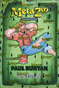 MetaZoo: Cryptid Nation TCG - Wilderness 1st Edition Theme Deck - Paul Bunyan Card Game MetaZoo