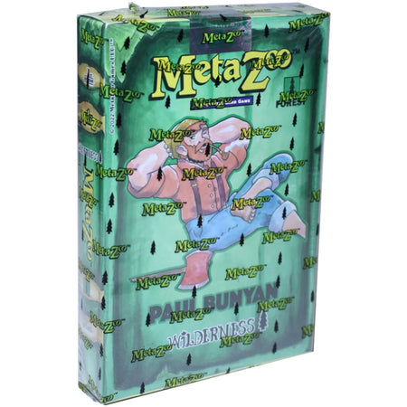 MetaZoo: Cryptid Nation TCG - Wilderness 1st Edition Theme Deck - Paul Bunyan Card Game MetaZoo