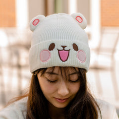Milk Mocha Bear: Milk Face Beanie Hats Milk Mocha Bear