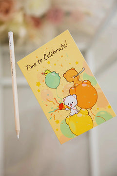 Milk Mocha Bear: Time to Celebrate Greeting Card House & Home Milk Mocha Bear