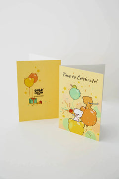 Milk Mocha Bear: Time to Celebrate Greeting Card House & Home Milk Mocha Bear
