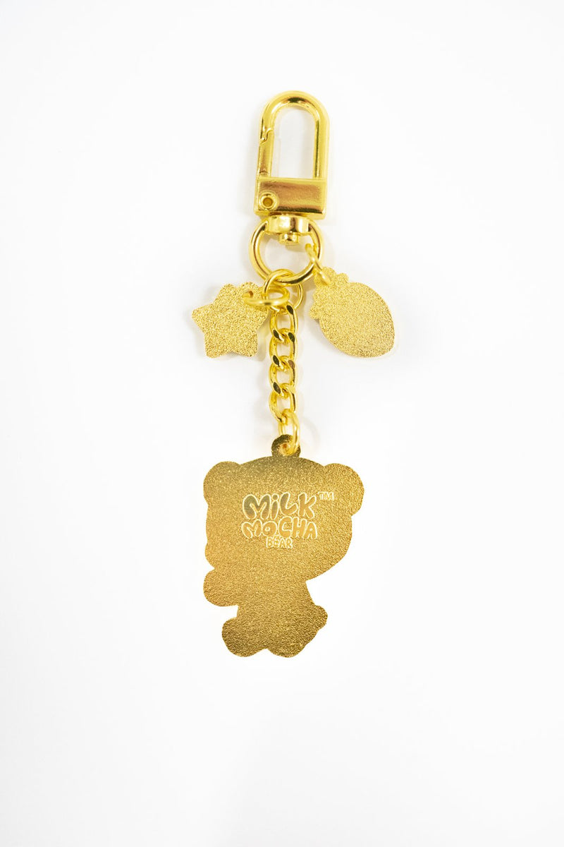 Milk Mocha Bear: Mocha Enamel Keychain House & Home Milk Mocha Bear