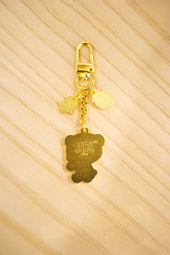 Milk Mocha Bear: Mocha Enamel Keychain House & Home Milk Mocha Bear