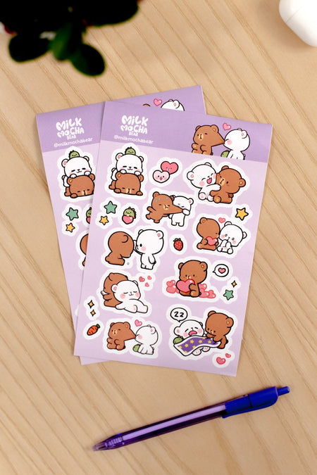 Milk Mocha Bear: Milk & Mocha 2nd Edition Sticker Pack House & Home Milk Mocha Bear