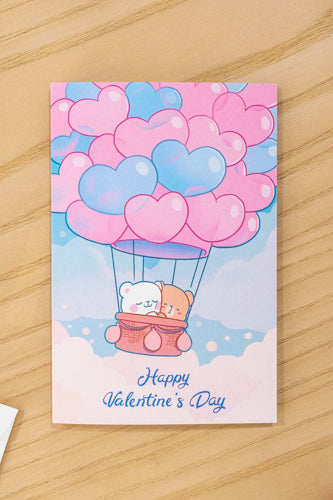 Milk Mocha Bear: Valentine's Day Card - Clouds House & Home Milk Mocha Bear