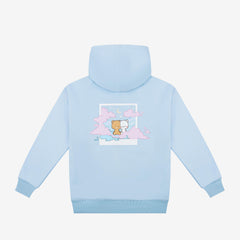Milk Mocha Bear: Blue Clouds Snapshot Hoodie Hoodies Milk Mocha Bear