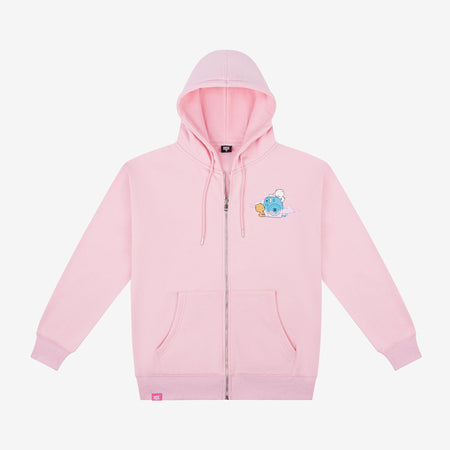 Milk Mocha Bear: Pink Clouds Snapshot Hoodie Hoodies Milk Mocha Bear XS