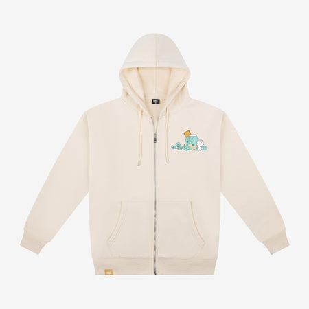 Milk Mocha Bear: Beige Clover Snapshot Hoodie Hoodies Milk Mocha Bear XS
