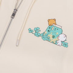 Milk Mocha Bear: Beige Clover Snapshot Hoodie Hoodies Milk Mocha Bear