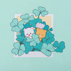 Milk Mocha Bear: Green Clover Snapshot Hoodie Hoodies Milk Mocha Bear