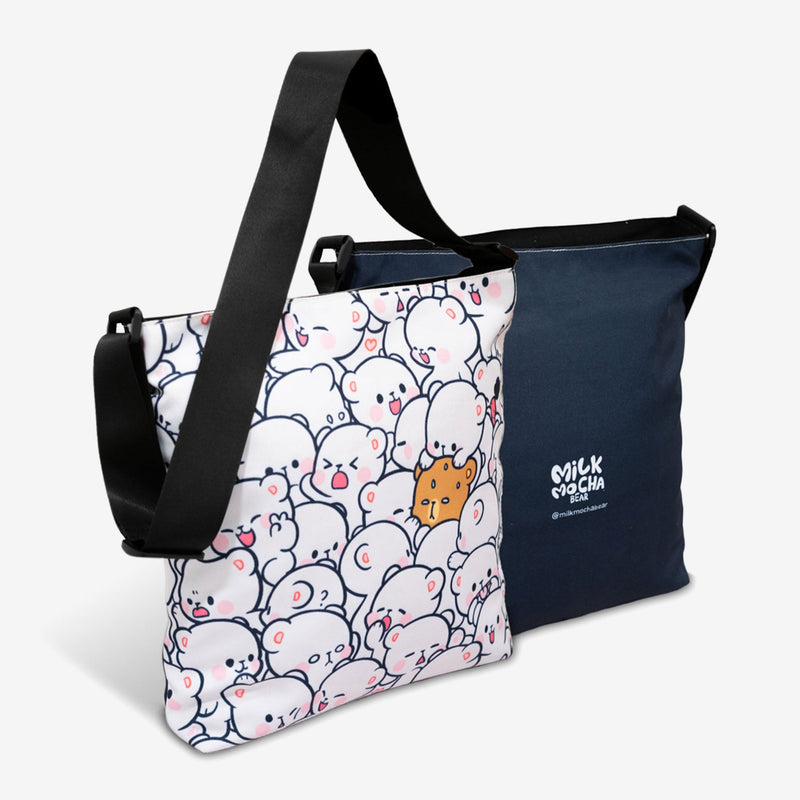 Milk Mocha Bear: Overwhelmed Cross Body Bag Handbags Milk Mocha Bear