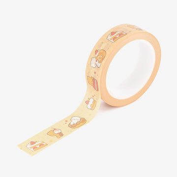 Milk Mocha Bear: Fluffy Delights Washi Tape Washi Tape Milk Mocha Bear