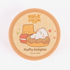 Milk Mocha Bear: Fluffy Delights Washi Tape Washi Tape Milk Mocha Bear