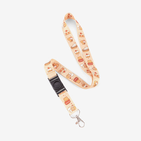 Milk Mocha Bear: Fluffy Delights Lanyard Lanyards Milk Mocha Bear