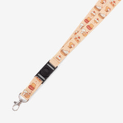 Milk Mocha Bear: Fluffy Delights Lanyard Lanyards Milk Mocha Bear