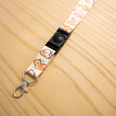 Milk Mocha Bear: Hearts Lanyard Lanyards Milk Mocha Bear