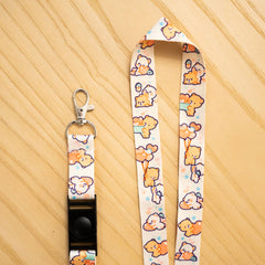 Milk Mocha Bear: Hearts Lanyard Lanyards Milk Mocha Bear