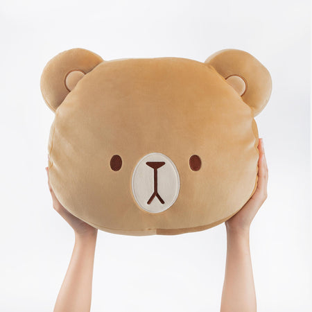 Milk Mocha Bear: Mocha Head Cushion Home Decor Milk Mocha Bear