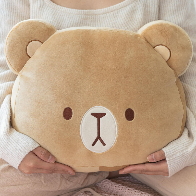 Milk Mocha Bear: Mocha Head Cushion Home Decor Milk Mocha Bear