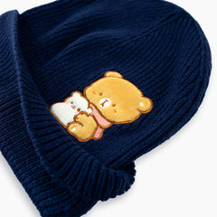 Milk Mocha Bear: Mocha Winter Beanie Hats Milk Mocha Bear