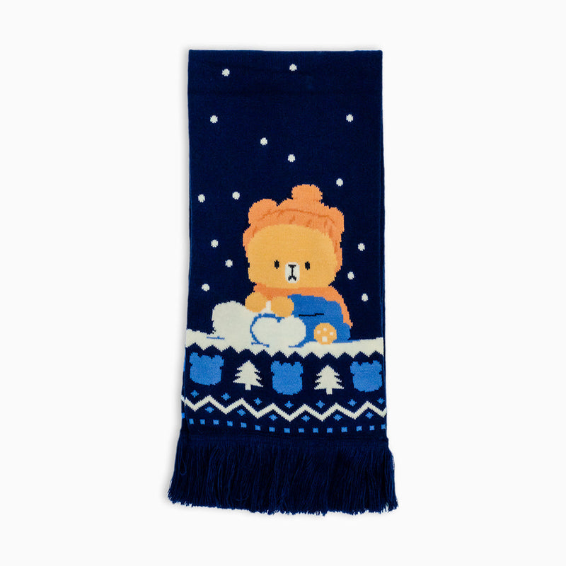 Milk Mocha Bear: Mocha Winter Scarf Scarf Milk Mocha Bear