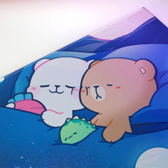 Milk Mocha Bear: Starry Dream Desk Mat Home Decor Milk Mocha Bear