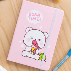 Milk Mocha Bear: Boba Time Notebook Notebooks & Notepads Milk Mocha Bear