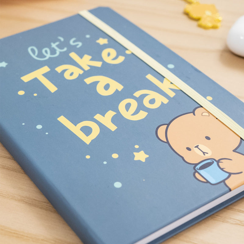 Milk Mocha Bear: Take a Break Notebook Notebooks & Notepads Milk Mocha Bear