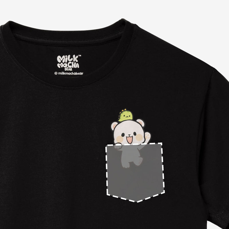 Milk Mocha Bear: Pocket Milk T-Shirt T-Shirts Milk Mocha Bear