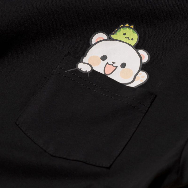 Milk Mocha Bear: Pocket Milk T-Shirt T-Shirts Milk Mocha Bear