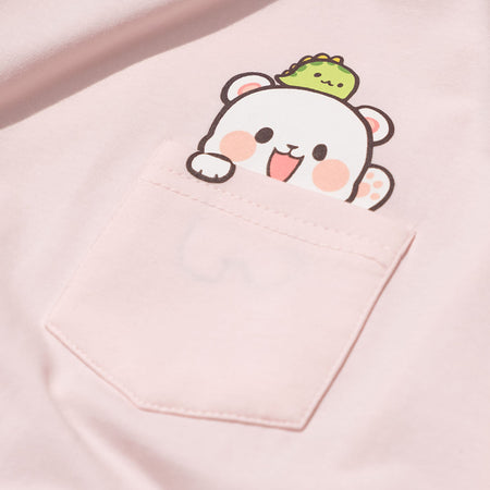 Milk Mocha Bear: Pocket Milk T-Shirt T-Shirts Milk Mocha Bear