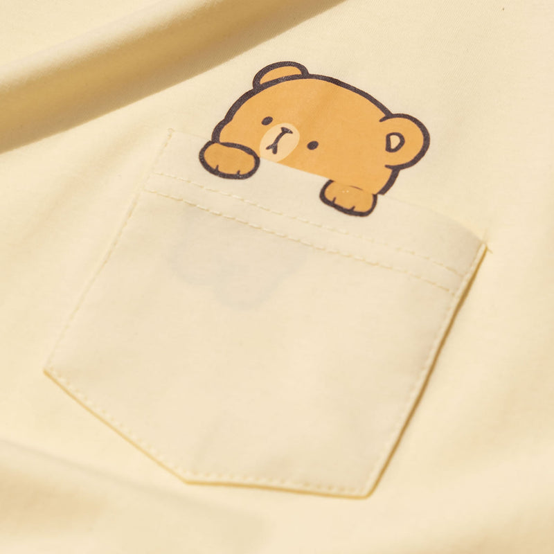 Milk Mocha Bear: Pocket Mocha T-Shirt T-Shirts Milk Mocha Bear