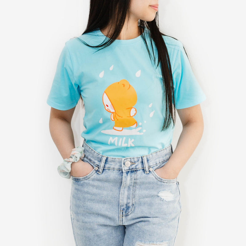 Milk Mocha Bear: Rainy Milk T-Shirt T-Shirts Milk Mocha Bear