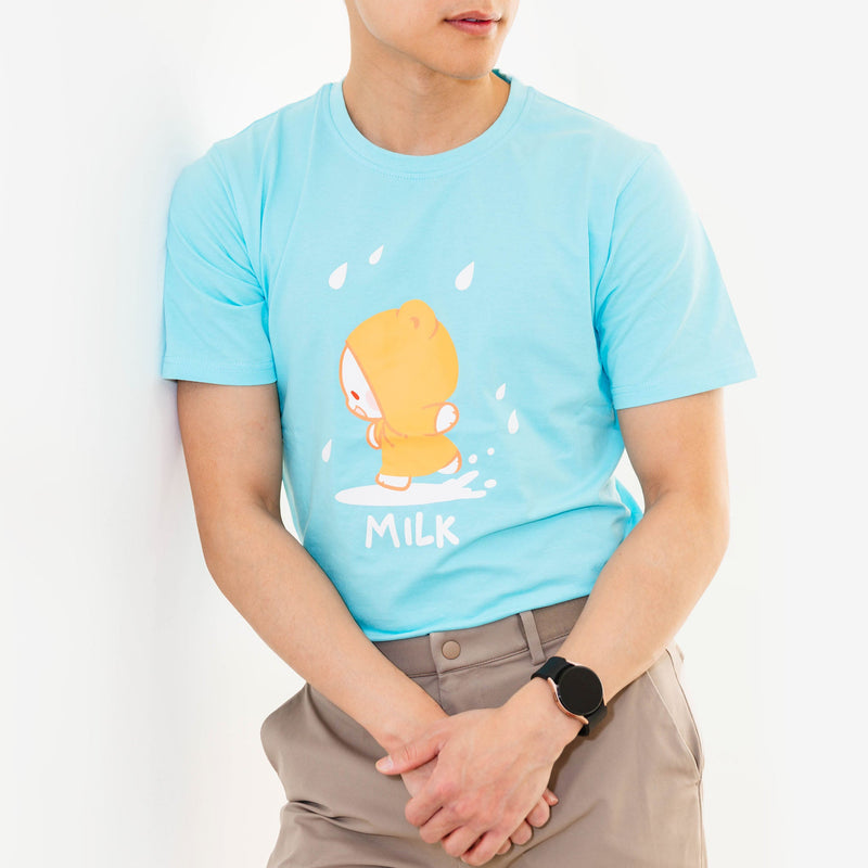 Milk Mocha Bear: Rainy Milk T-Shirt T-Shirts Milk Mocha Bear