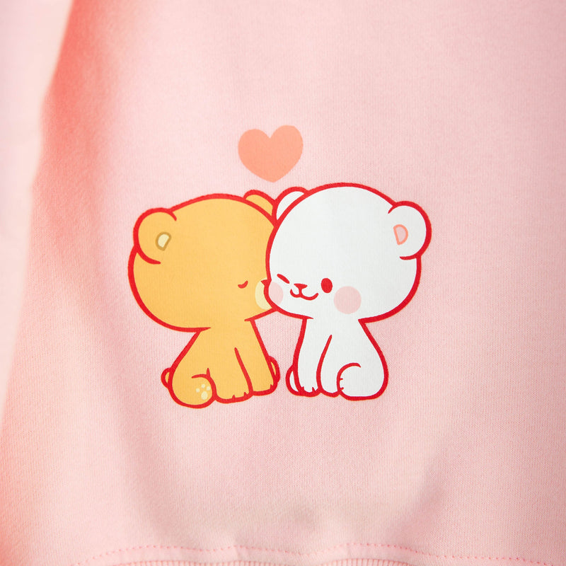 Milk Mocha Bear: Pink Smooch Hoodies Hoodies Milk Mocha Bear