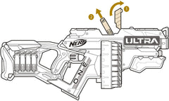Nerf Ultra One Motorized Blaster - the Farthest Flying Nerf Darts Ever Toys & Games Hasbro