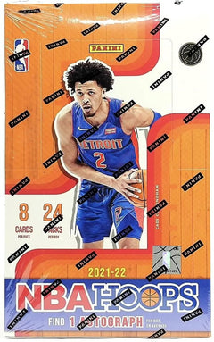 Panini NBA Hoops Basketball Hobby Box 2021-22 - 24 Packs Card Game Panini