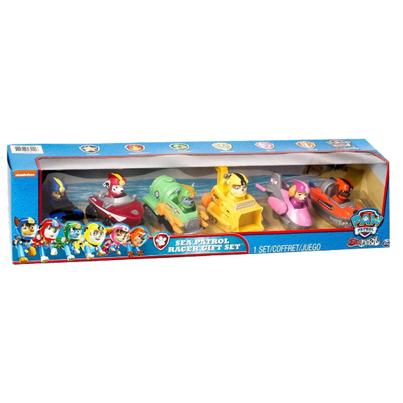 Paw Patrol: Sea Patrol Racer Gift Set 6-Pack Toys & Games Spin Master