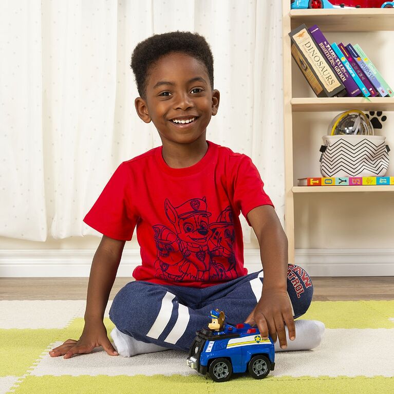 PAW Patrol Chase's Patrol Cruiser with Collectible Figure Toys & Games Spin Master