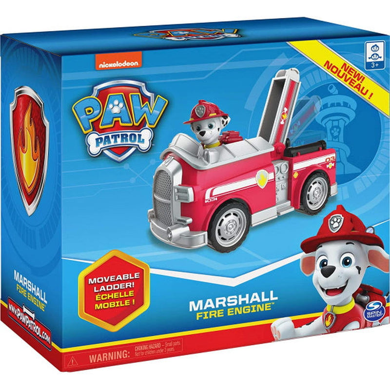 PAW Patrol Marshall’s Fire Engine Vehicle with Collectible Figure Toys & Games Spin Master