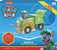 PAW Patrol Rocky’s Recycle Truck with Collectible Figure Toys & Games Spin Master